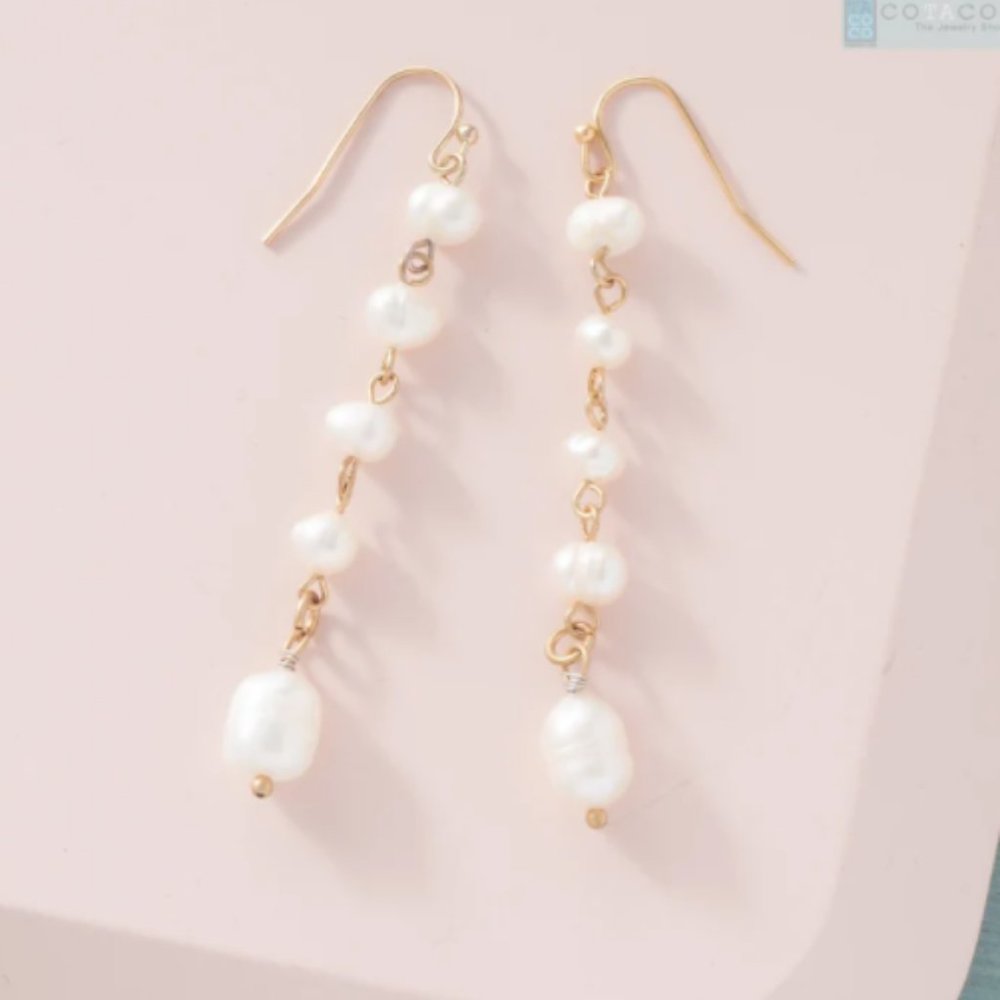 Freshwater Pearl Drop Earrings